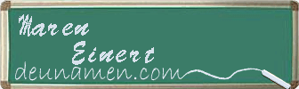 Maren Einert Visitenkarte